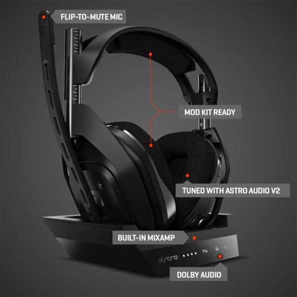 ASTRO A50 Wireless Gaming Headset with Base Station - Image 6