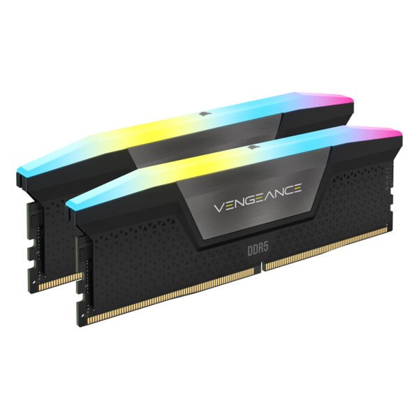 Corsair Vengeance RGB DDR5 32 Go (2 x 16 Go) 6000 MHz C36 - Noir - Image 2