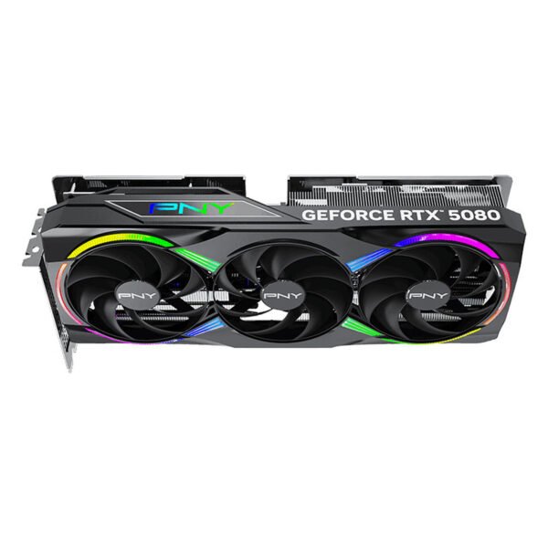 PNY GeForce RTX 5080 16GB ARGB EPIC-X RGB OC Triple Fan - Image 2