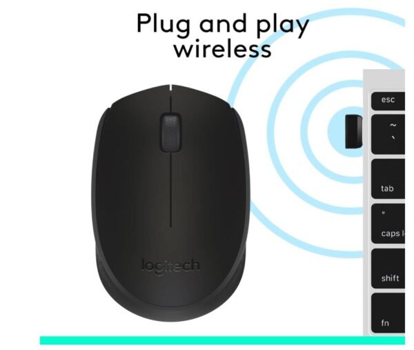 Logitech M171 Wireless Mouse - Black - Image 7