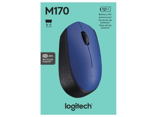 Logitech M171 Wireless Mouse - Blue - Image 10