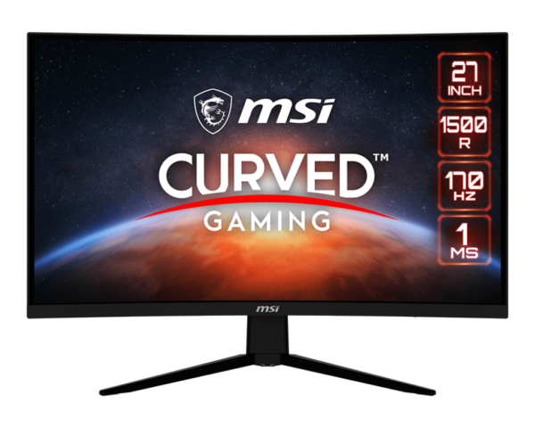 MSI G273CQ 27'' 2K Curved Gaming Monitor – 170Hz, 1ms, HDR, FreeSync Premium