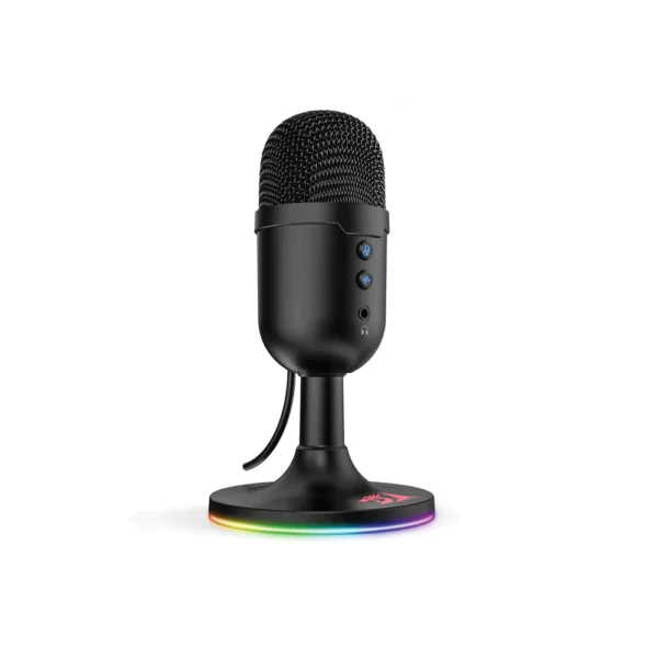 Redragon GM303 Pulsar Streaming Microphone – RGB Lighting, Omnidirectional, Noise-Canceling, USB Connectivity - Image 3