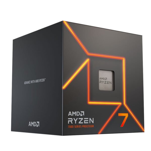 AMD Ryzen 7 7700 CPU - 8 Cores, 16 Threads, 5.3 GHz Turbo