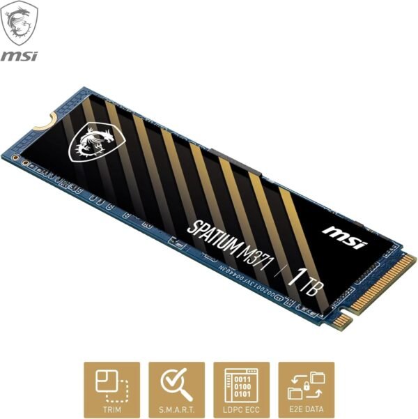 1 TB MSI SPATIUM M371 NVMe M.2 SSD - Image 5