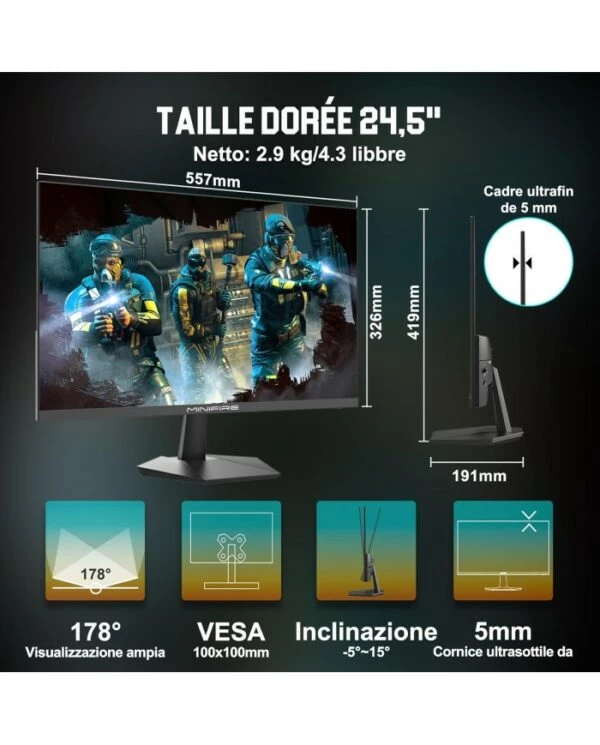 MINIFIRE 25" MFG25X1 PRO 300HZ 1MS IPS – Image 4