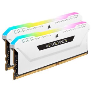 CORSAIR PRO SL RGB 32GB 3200MHz CL16 White – RAM DDR4 Gaming Prix Maroc