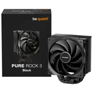 be quiet! Pure Rock 3 Black – Ventirad CPU Silencieux Prix Maroc