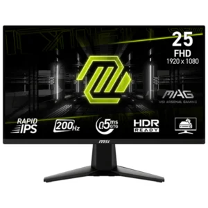 Écran gaming MSI MAG 255F E20 25″ 200Hz Rapid IPS