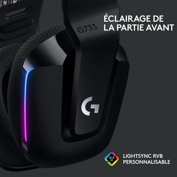 LOGITECH G733 LIGHTSPEED Wireless Black – Image 2