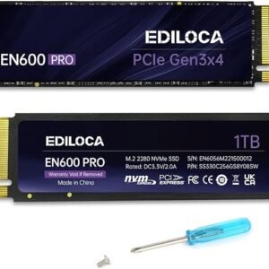 EDILOCA EN600 PRO 2TB NVMe PCIe 3.0 NEW