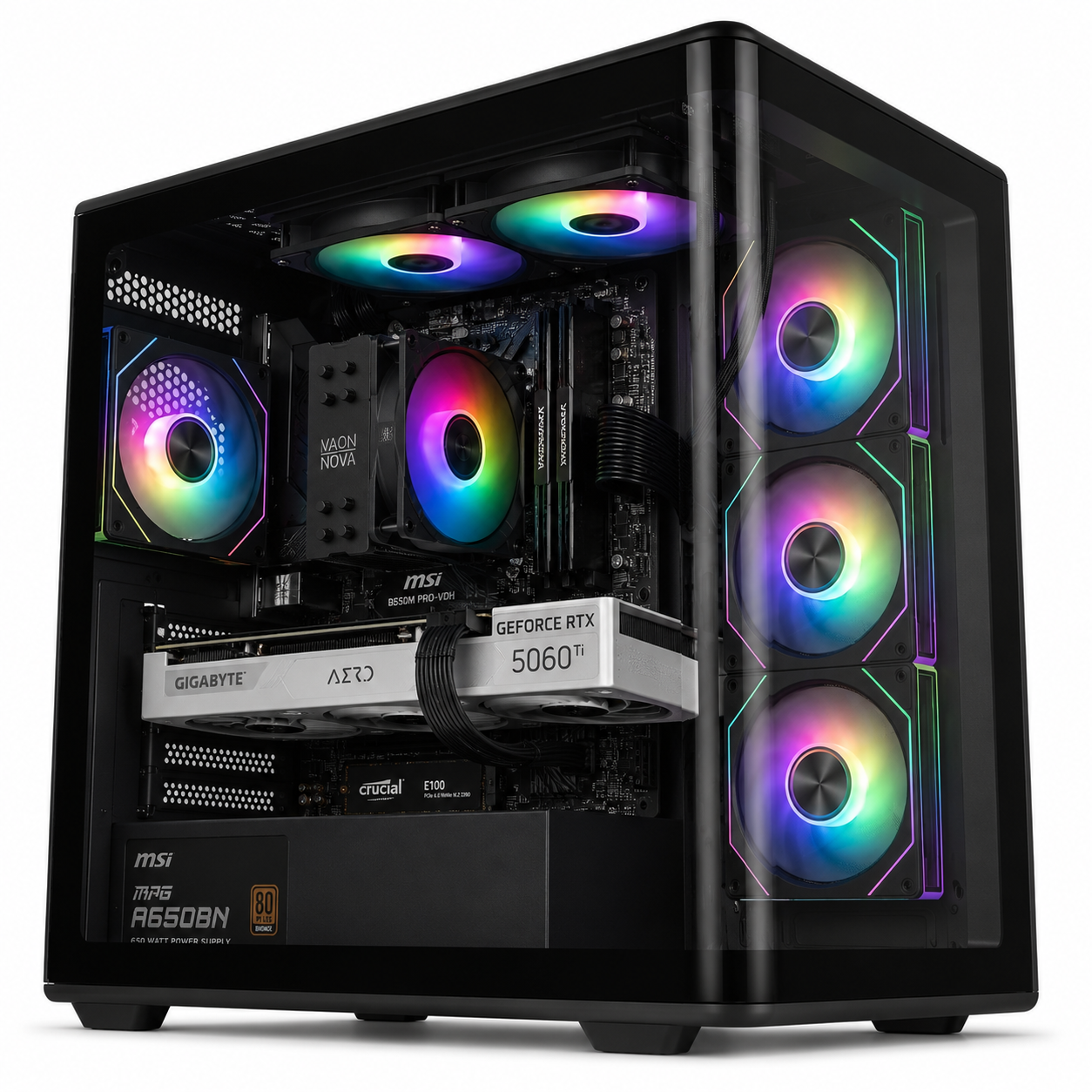 Gaming PC Ryzen 7 5700X3D RTX 5060 OC Plus 16GB