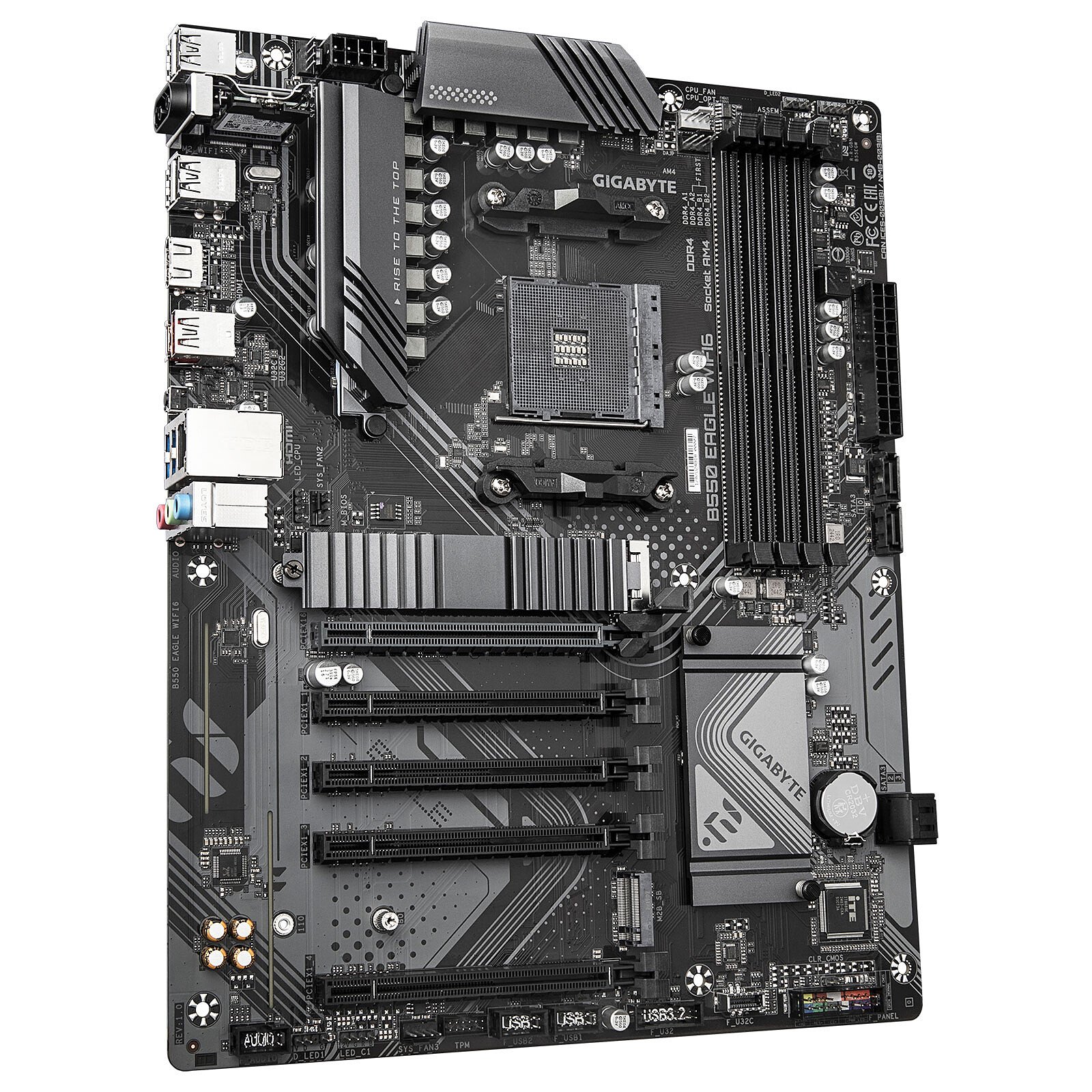 GIGABYTE B550 EAGLE WIFI6 | AMD B550 | Socket AM4 | DDR4 | ATX – Image 3