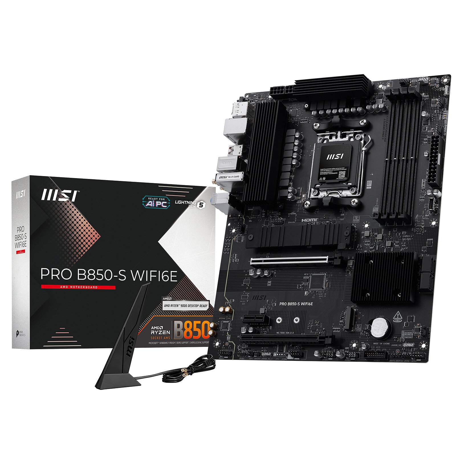 MSI PRO B850-S WIFI6E AMD B850 Motherboard