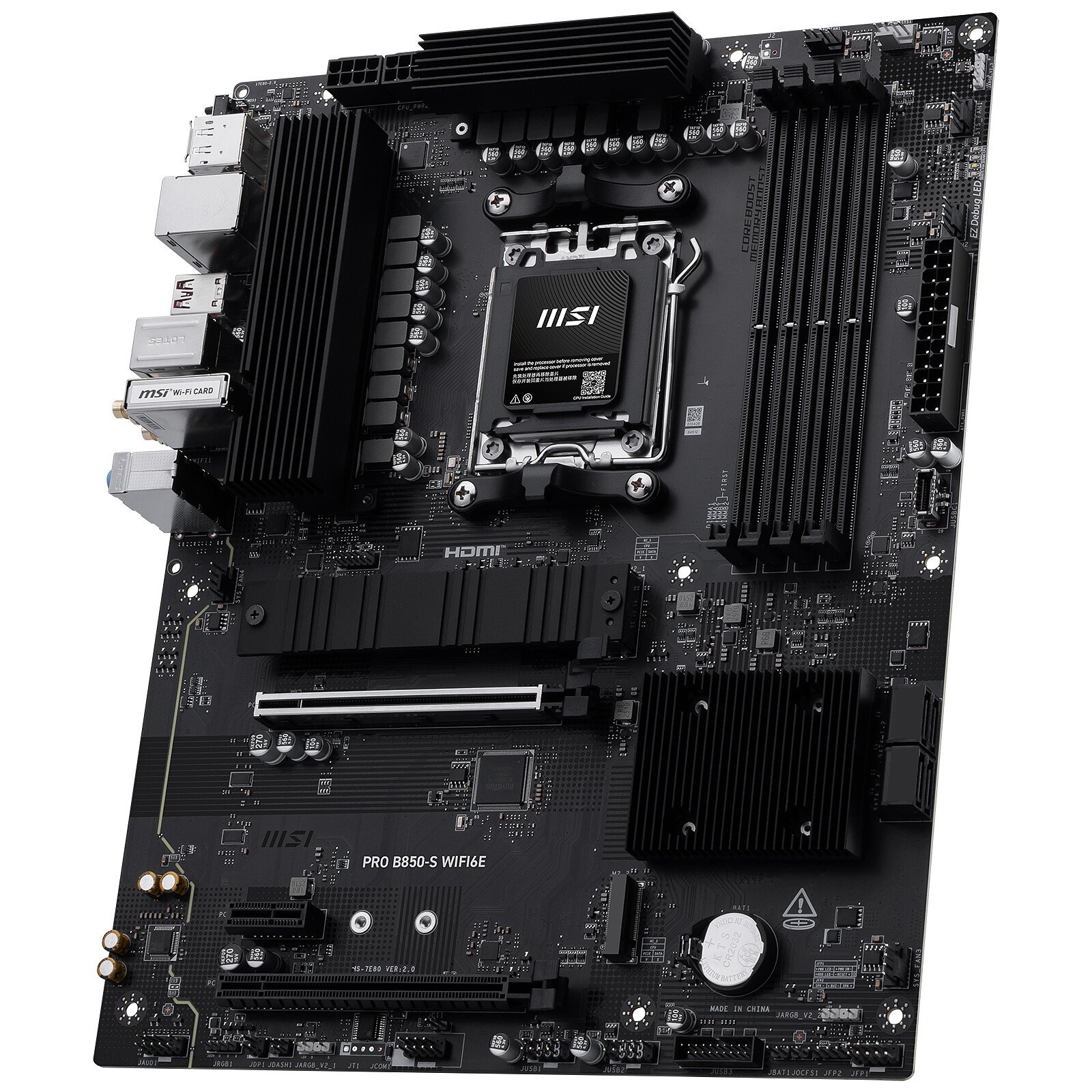 MSI PRO B850-S WIFI6E | AMD B850 | Socket AM5 | DDR5 | ATX – Image 4