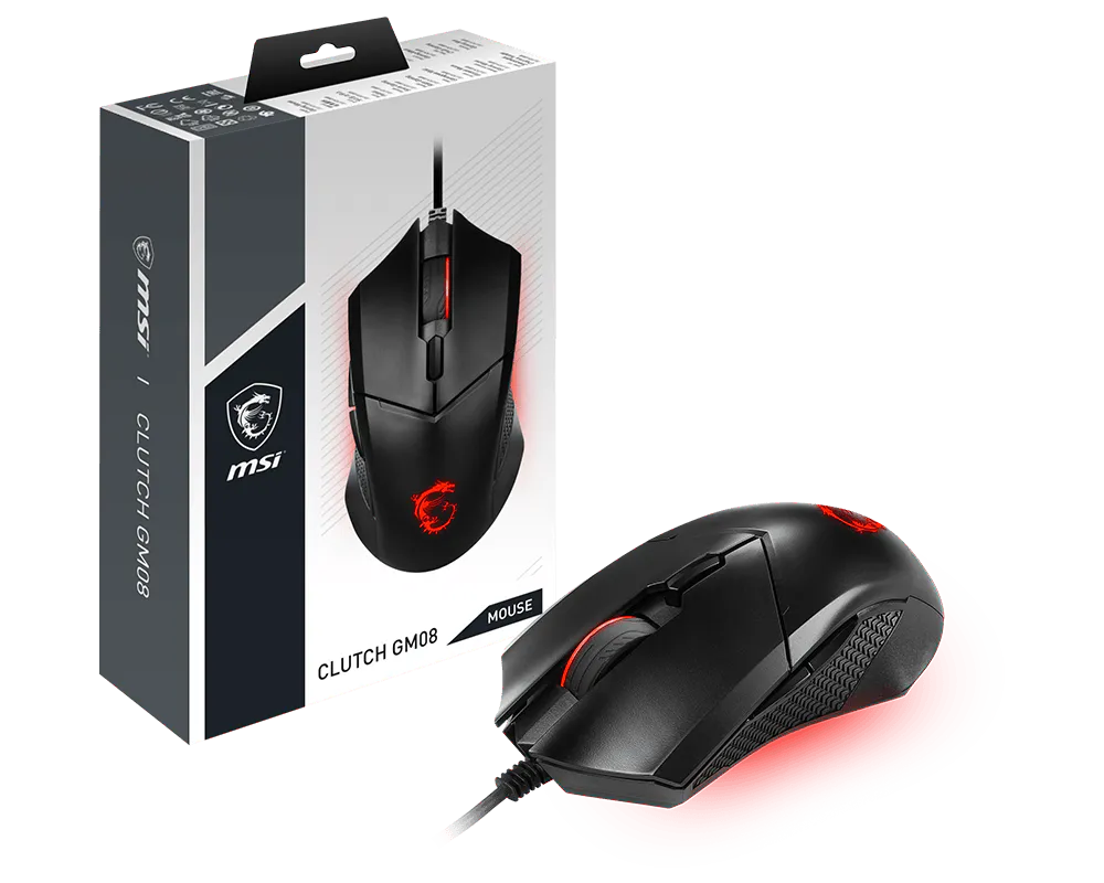 MSI Clutch GM08 RGB Gaming Mouse