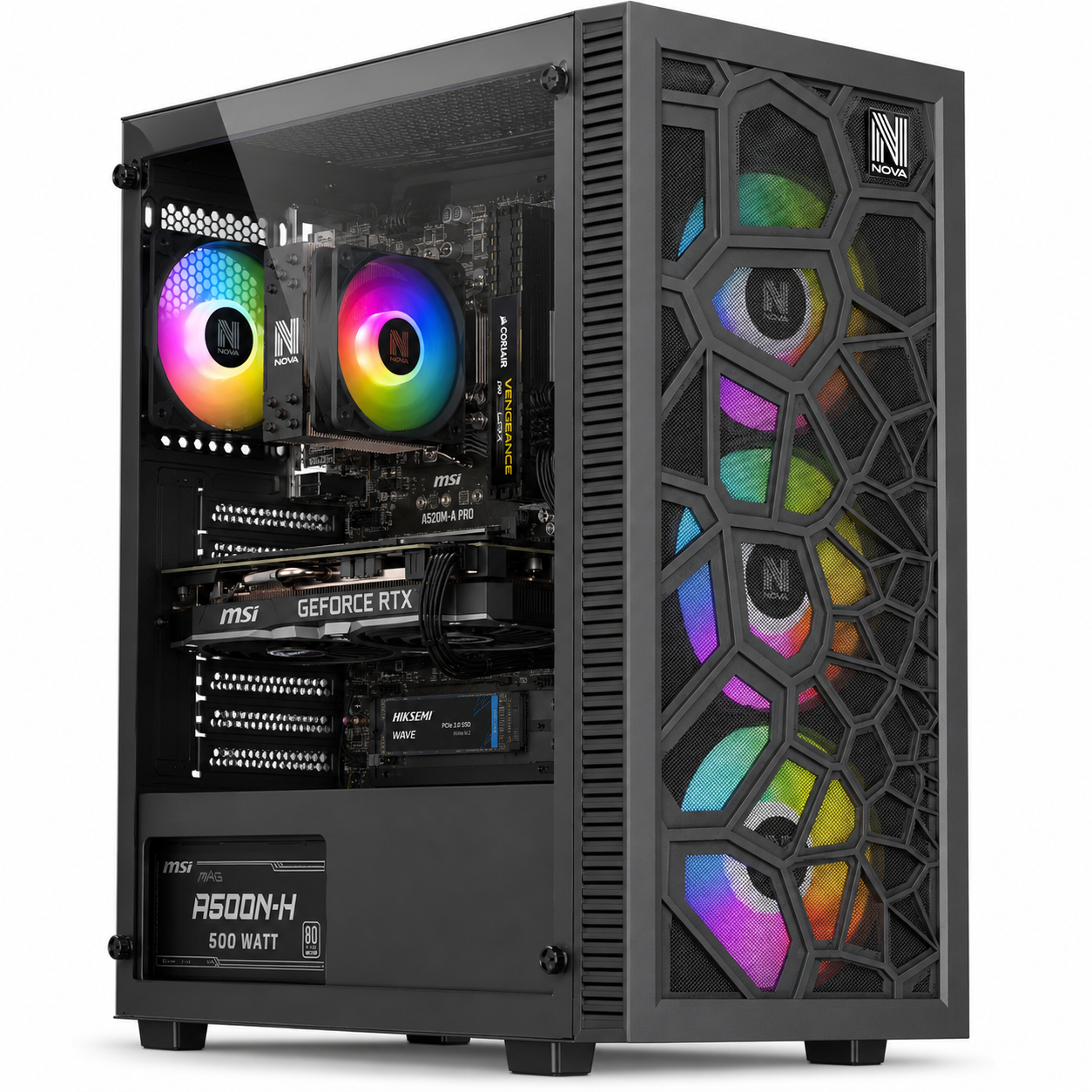 Gaming PC Ryzen 7 5700X RTX 5050 8GB