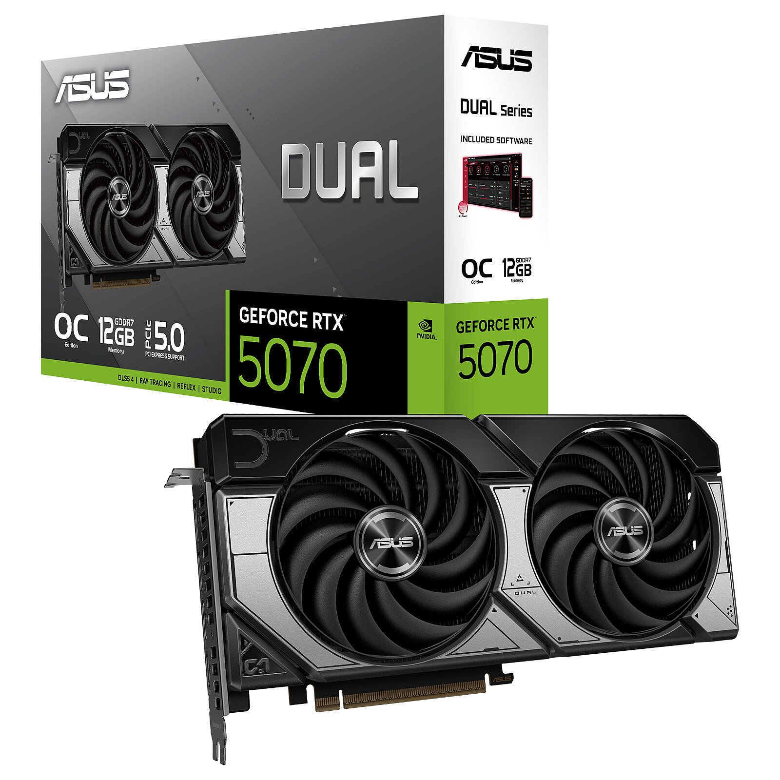ASUS GeForce RTX 5070 DUAL OC 12GB GDDR7