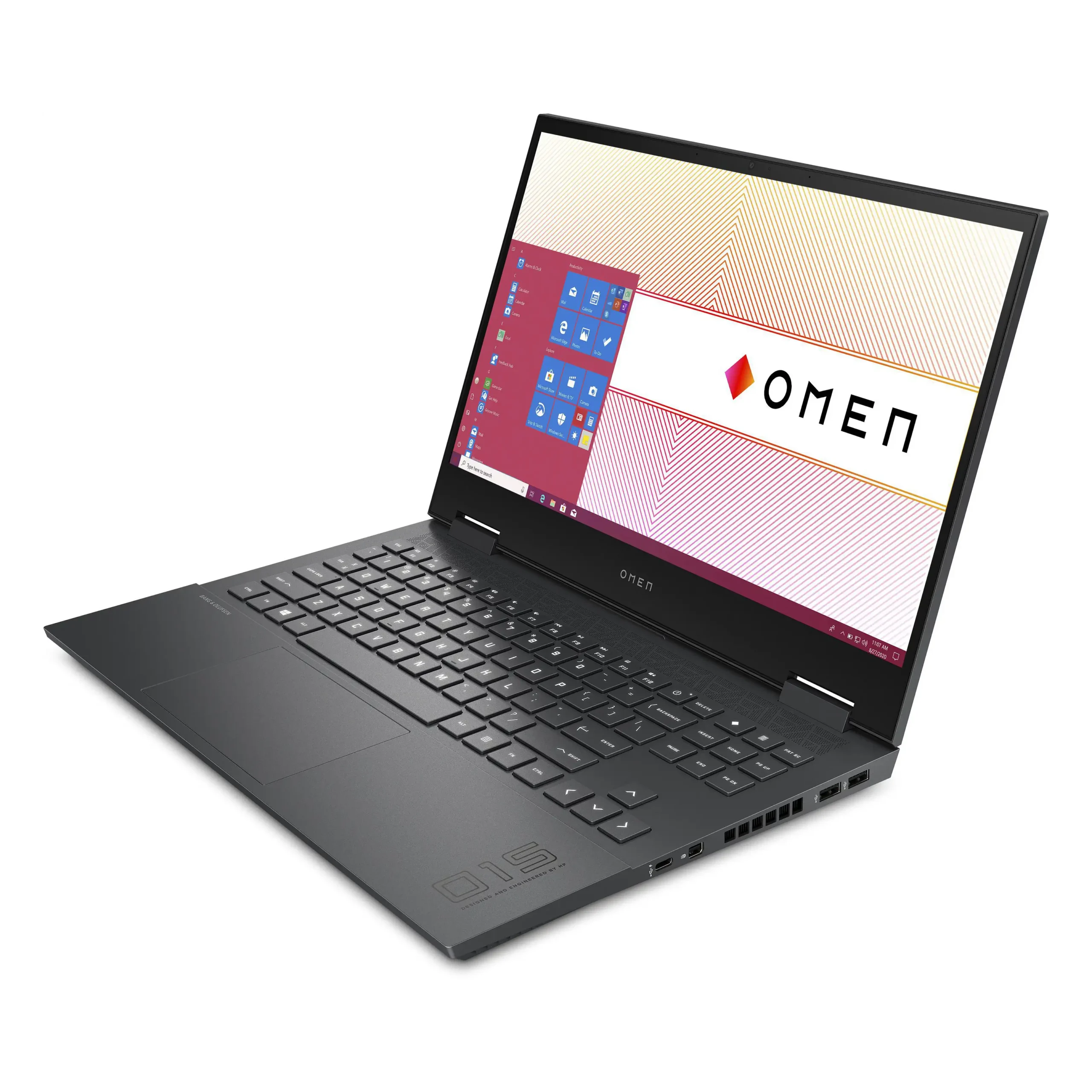 HP OMEN 15-en0xxx | AMD Ryzen 7 4800H | 16GB DDR4 | 512GB NVMe | RTX 2060 6GB | QWERTZ Rétroéclairé | 15.6″ FHD 144Hz – Image 3