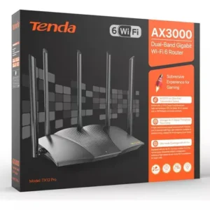 TENDA TX12 PRO AX3000 WIFI 6 GIGABIT NEUF BOITE