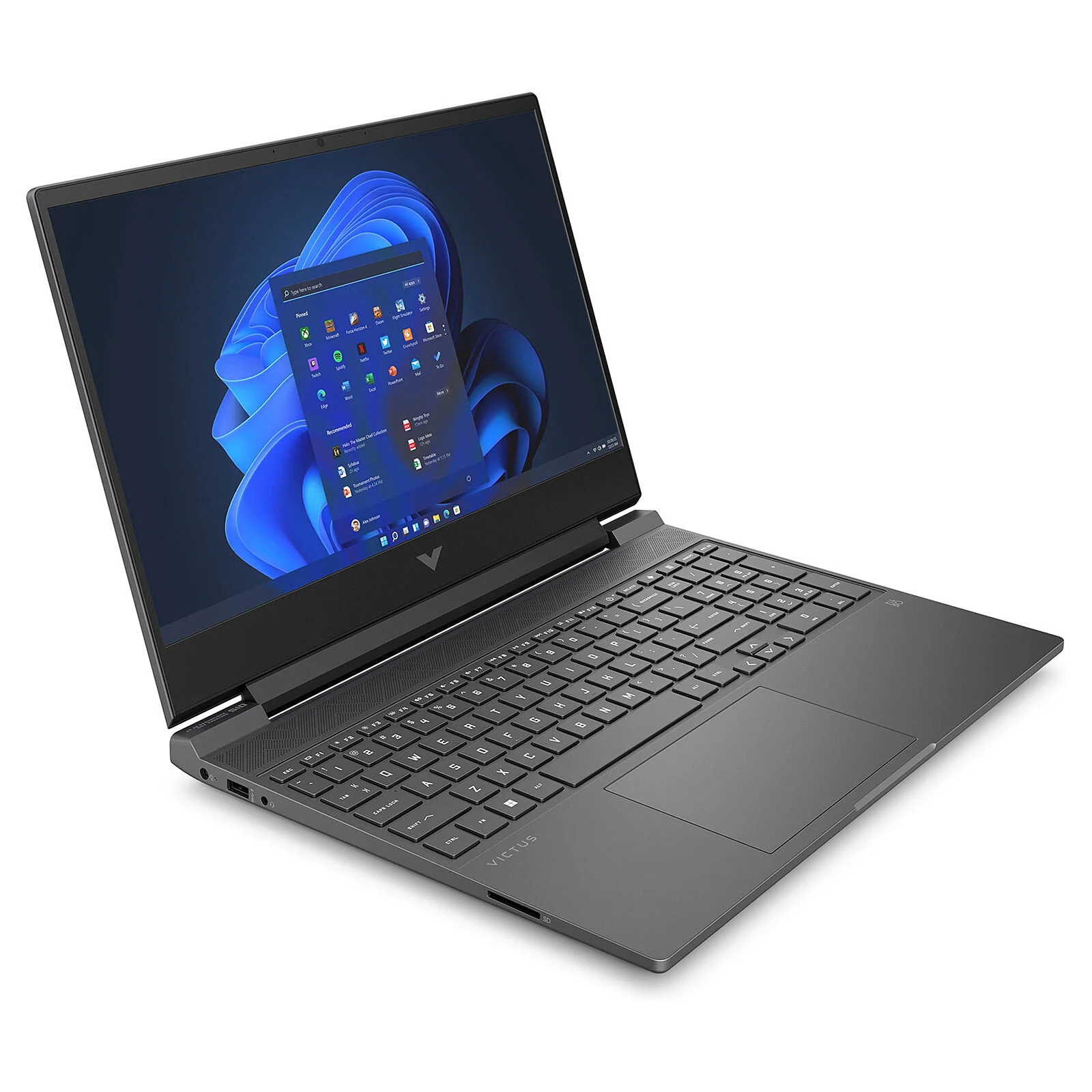 HP Gaming Laptop 15-fa00xx | Intel Core i7-12650H | 16GB DDR4 | 1TB NVMe | RTX 3050 Ti 4GB | QWERTZ Rétroéclairé | 15.6″ FHD 144Hz – Image 2
