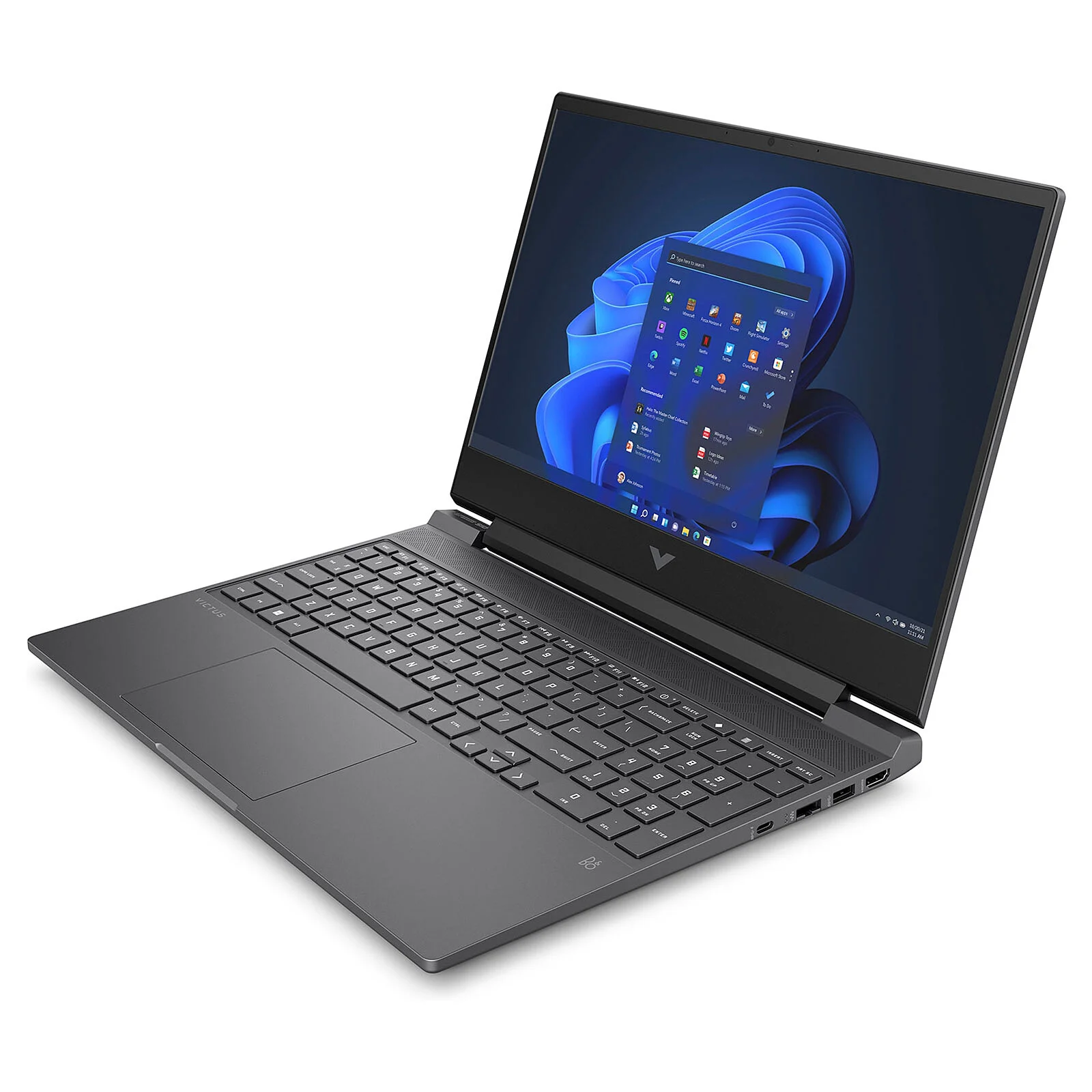 HP Gaming Laptop 15-fa00xx | Intel Core i7-12650H | 16GB DDR4 | 1TB NVMe | RTX 3050 Ti 4GB | QWERTZ Rétroéclairé | 15.6″ FHD 144Hz – Image 3
