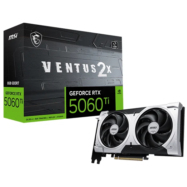 MSI GeForce RTX 5060 Ti 8G VENTUS 2X PLUS | 8GB GDDR7