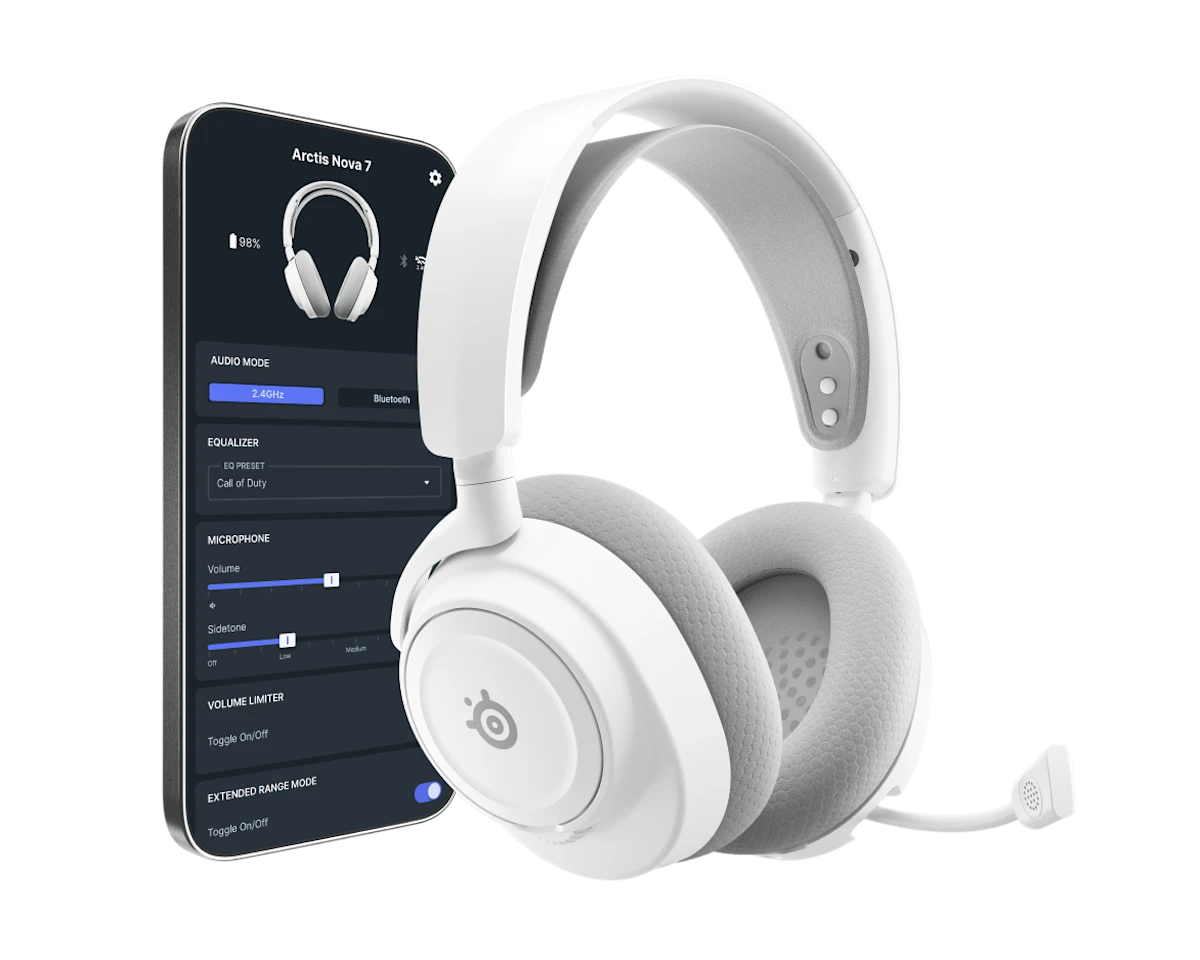 SteelSeries Arctis Nova 7 Wireless Gen 2 | White – Image 2