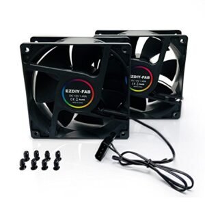 EZDIYFAB 2FANS PACK BLACK