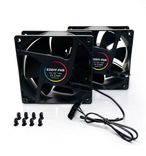 EZDIYFAB 2FANS PACK BLACK