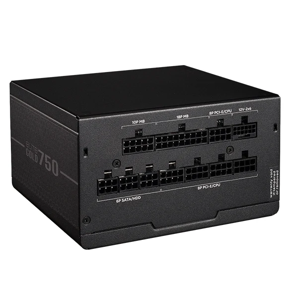 COOLER MASTER ELITE GOLD 750 | 750W | 80 PLUS GOLD | FULL MODULAR | ATX 3.1 – Image 2