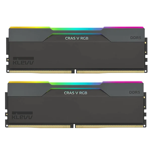 KLEVV CRAS V RGB | 32GB (16GB × 2) | DDR5 6000MT/s | CL30 | RGB | BLACK | BOX
