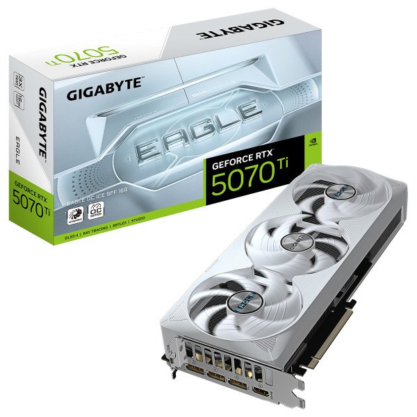 GIGABYTE GeForce RTX 5070 Ti EAGLE OC ICE SFF 16G