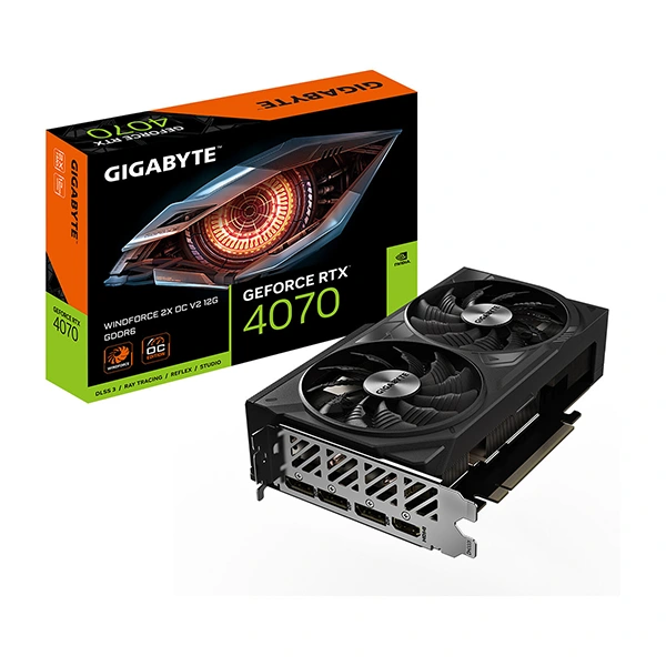 GIGABYTE GeForce RTX 4070 WINDFORCE 2X OC V2 12G