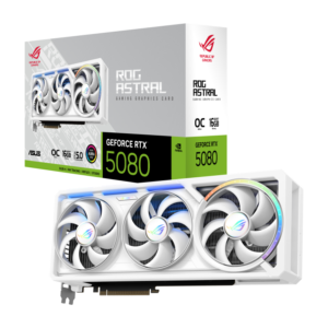 a ASUS ROG Astral GeForce RTX 5080 16GB White OC Edition